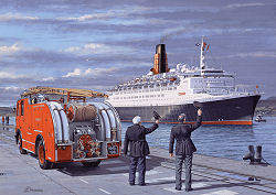 QE2 with Dennis